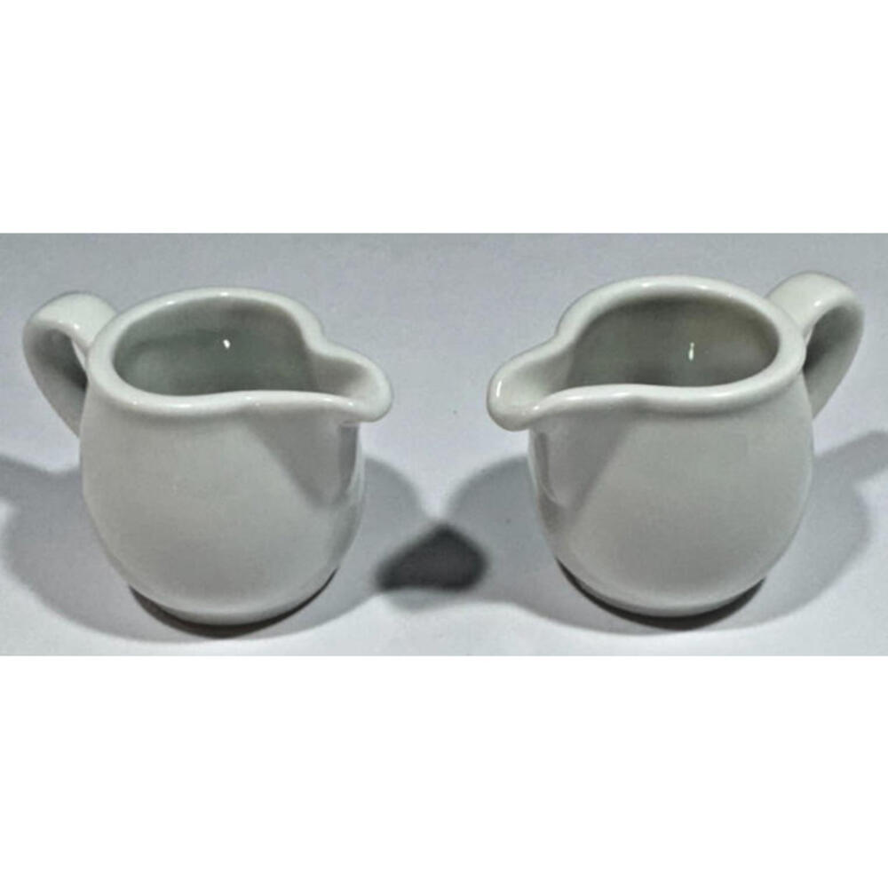 Antique Bauscher Weiden Porcelain Individual Creamers Bavaria Germany - Set of 2